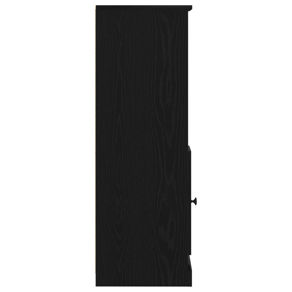 vidaXL Υψηλός Ντουλάπι Μαύρο Δρύς 36x35.5x103.5 εκ Επεξεργασμένο Ξύλο