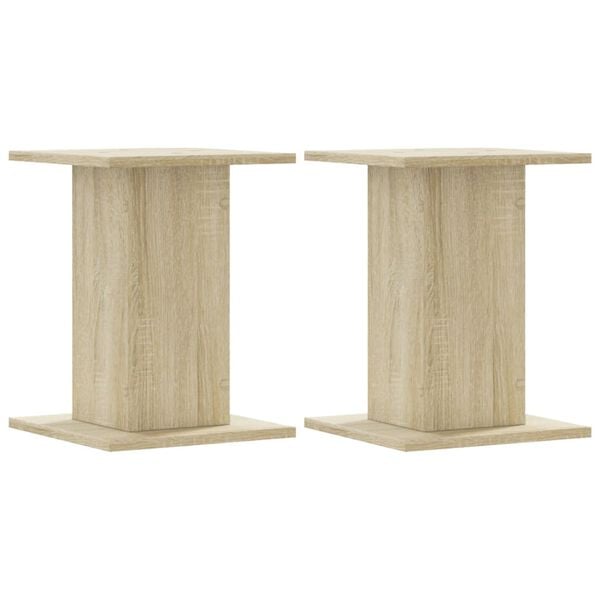 vidaXL Βάσεις Φυτών 2 Τεμ. Sonoma Δρυς 30x30x40 εκ. Επεξεργασμένο Ξύλο