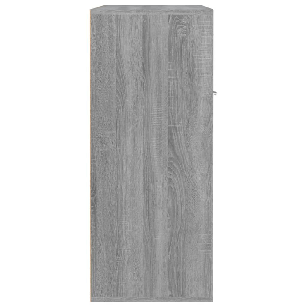 vidaXL Παπουτσοθήκη Γκρι Sonoma 60x35x84 εκ. από Επεξεργασμένο Ξύλο
