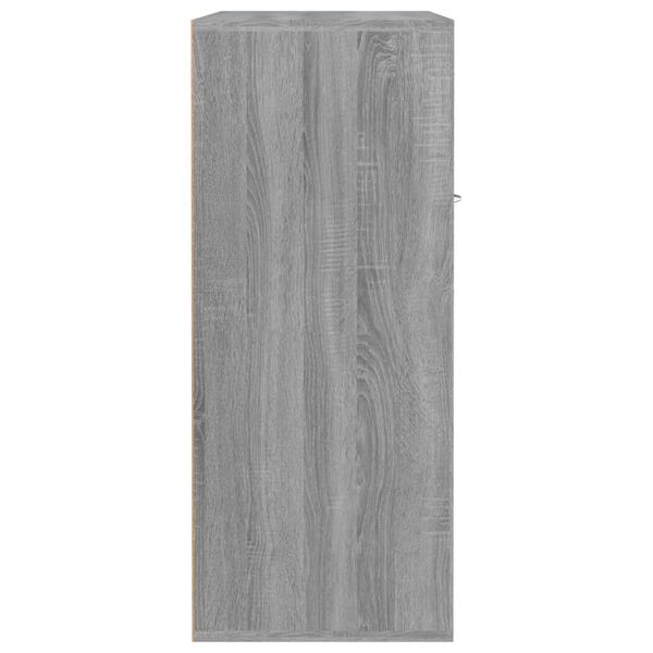 vidaXL Παπουτσοθήκη Γκρι Sonoma 60x35x84 εκ. από Επεξεργασμένο Ξύλο