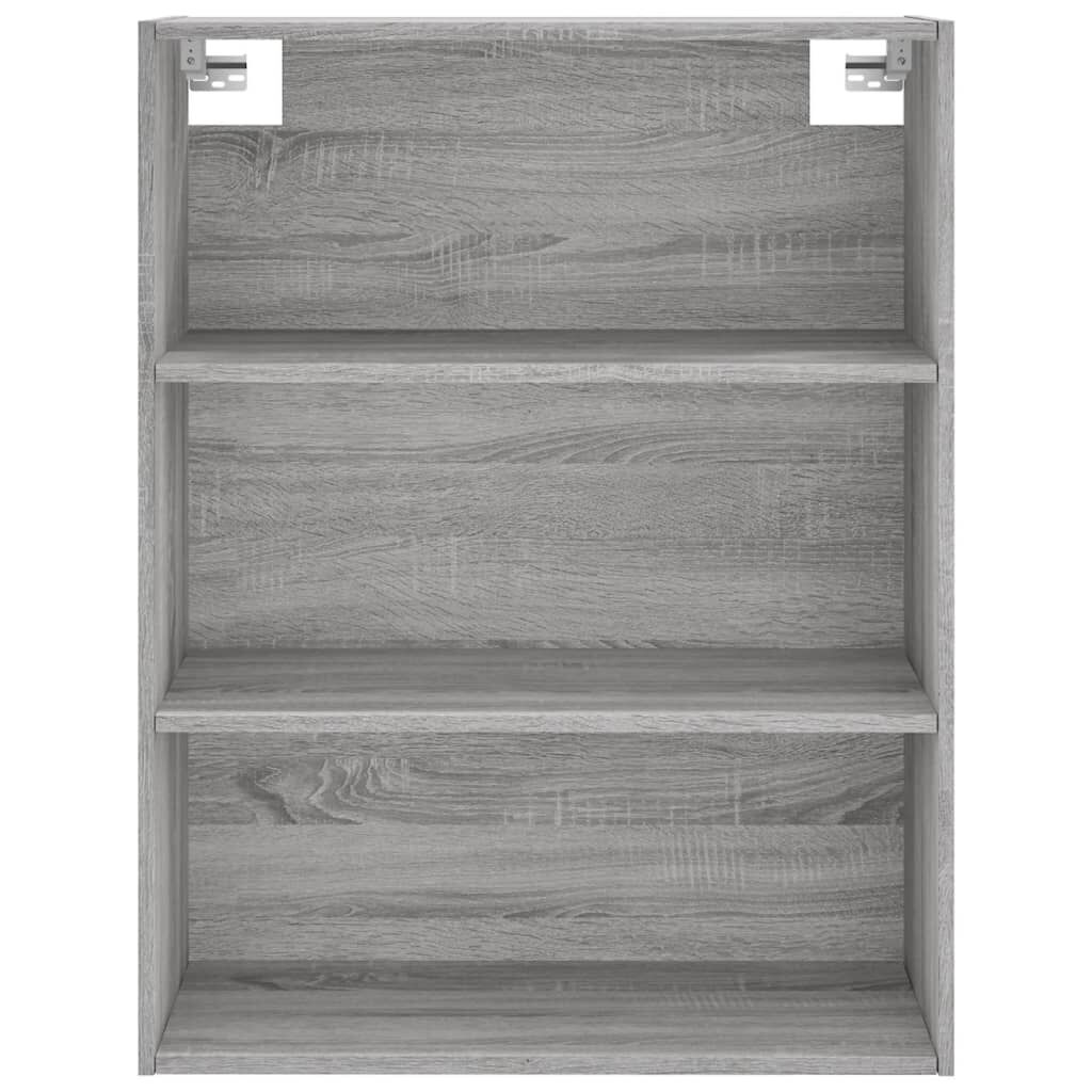 vidaXL Ντουλάπι Γκρι Sonoma 69,5 x 34 x 180 εκ. Επεξεργασμένο Ξύλο