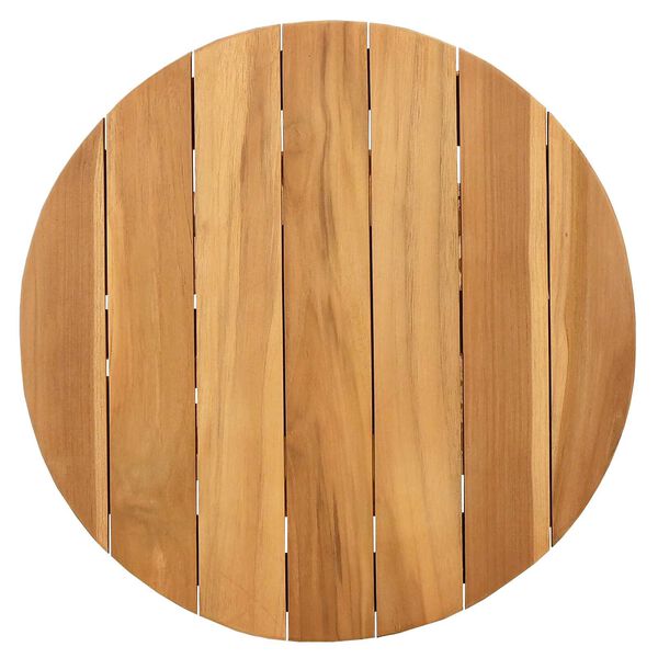 vidaXL Τραπέζι Κήπου Ø50x49.5 εκ. Μασίφ Ξύλο Teak
