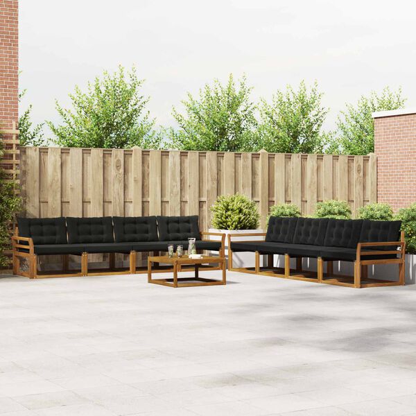 vidaXL &Sigma;&epsilon;&iota;&rho;ά &Kappa;&alpha;&nu;&alpha;&pi;έ &Epsilon;&xi;&omega;&tau;&epsilon;&rho;&iota;&kappa;&omicron;ύ &mu;&epsilon; &mu;&alpha;&xi;&iota;&lambda;ά&rho;&iota; 9 pcs &Phi;&upsilon;&sigma;&iota;&kappa;ό &kappa;&alpha;&iota; &Mu;&alpha;ύ&rho;&omicron;