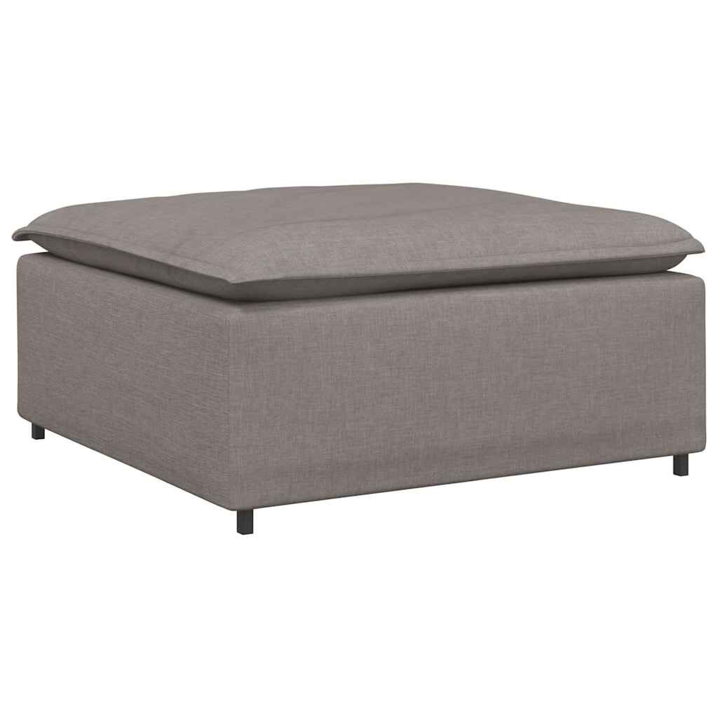 vidaXL Υποπόδιο Καναπέ-Μεταλλικό Χρώμα Μπεζ 100x100x48 εκ.