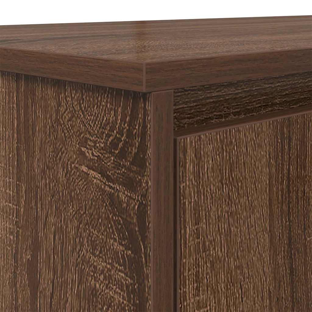 vidaXL Γραφείο Καφέ Δρυς 120x42x76 εκ. από Επεξεργασμένο Ξύλο