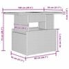 vidaXL Σετ Καναπέ Κήπου με αποθήκευση 8 pcs Ανοιχτό γκρι Πολυ ράταν