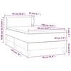 vidaXL &Kappa;&rho;&epsilon;&beta;ά&tau;&iota; Boxspring &mu;&epsilon; &Sigma;&tau;&rho;ώ&mu;&alpha; &Alpha;&nu;&omicron;&iota;&chi;&tau;ό &Gamma;&kappa;&rho;&iota; 90x190 &epsilon;&kappa;. &Upsilon;&phi;&alpha;&sigma;&mu;ά&tau;&iota;&nu;&omicron;