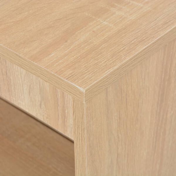 vidaXL Τραπέζι Μπαρ με Ράφι Χρώμα Δρυός 110 x 50 x 103 εκ.