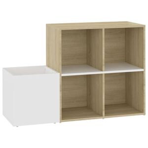 vidaXL &Pi;&alpha;&pi;&omicron;&upsilon;&tau;&sigma;&omicron;&theta;ή&kappa;&eta; &Chi;&omicron;&lambda; &Lambda;&epsilon;&upsilon;&kappa;ή/Sonoma &Delta;&rho;&upsilon;&sigmaf; 105x35,5x70 &epsilon;&kappa;. &Epsilon;&pi;&epsilon;&xi;. &Xi;ύ&lambda;&omicron;