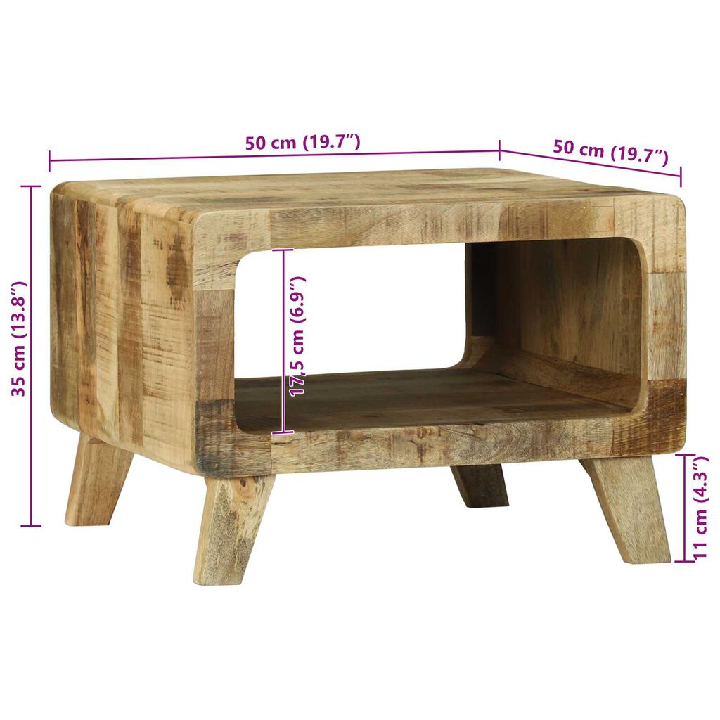 vidaXL Τραπεζάκι σαλονιού 50 x 50 x 35 cm