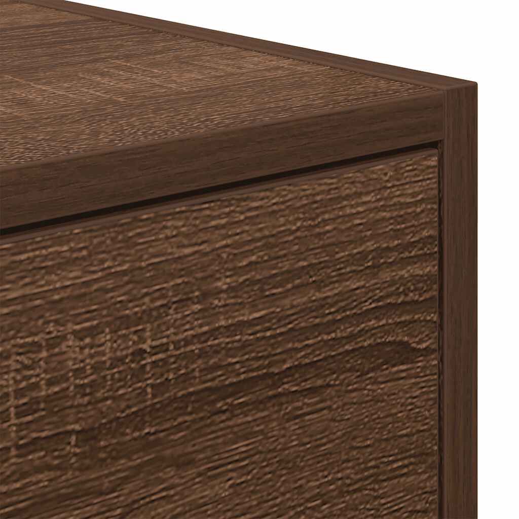 vidaXL Έπιπλο Τηλεόρασης καφέ δρυς 60x31x25,5 εκ. Επεξεργασμένο Ξύλο