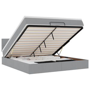 vidaXL &Omicron;&theta;&omega;&mu;&alpha;&nu;&iota;&kappa;ό &kappa;&rho;&epsilon;&beta;ά&tau;&iota; &mu;&epsilon; &sigma;&tau;&rho;ώ&mu;&alpha; &alpha;&nu;&omicron;&iota;&chi;&tau;ό &gamma;&kappa;&rho;&iota; 160x200cm ύ&phi;&alpha;&sigma;&mu;&alpha;