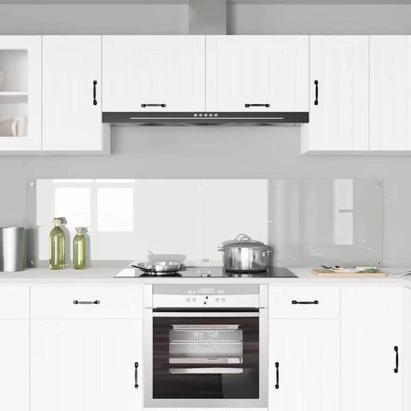 vidaXL Πίσω Πάνελ Κουζίνας Διαφανές 100 x 50 cm σκληρυμένο γυαλί