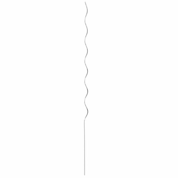 vidaXL Σπειροειδή στηρίγματα φυτών 5 pcs Ασημί 150 cm
