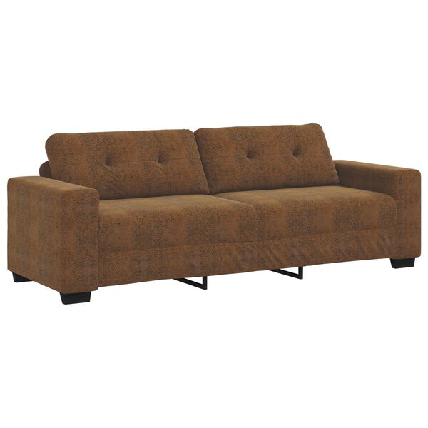 vidaXL Καναπές 2 pcs Καφέ 221 x 78 x 80 εκ Τεχνητό δέρμα