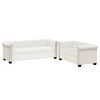 vidaXL &Kappa;&alpha;&nu;&alpha;&pi;έ&delta;&epsilon;&sigmaf; Chesterfield &Delta;&iota;&theta;έ&sigma;&iota;&omicron;&sigmaf; + &Tau;&rho;&iota;&theta;έ&sigma;&iota;&omicron;&sigmaf; &Lambda;&epsilon;&upsilon;&kappa;ό &Sigma;&upsilon;&nu;&theta;. &Delta;έ&rho;&mu;&alpha;