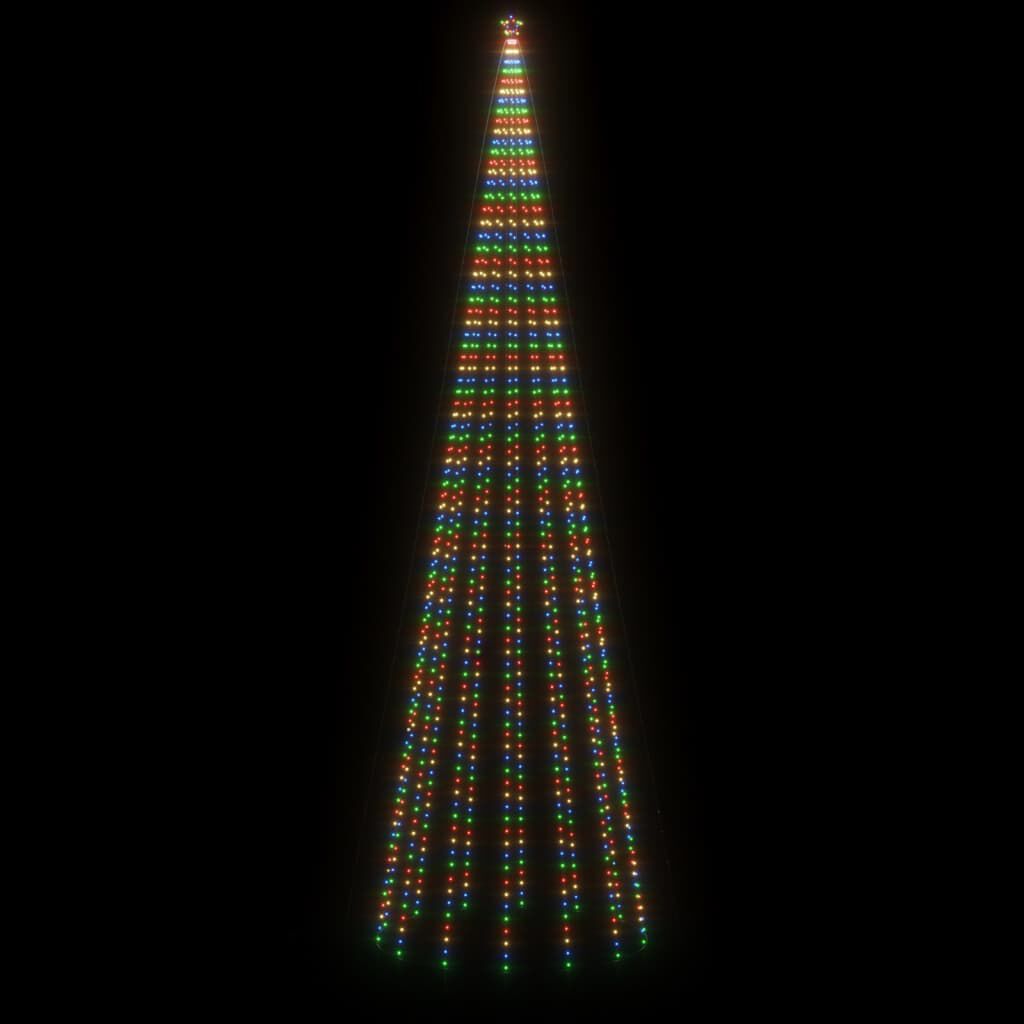 vidaXL Χριστουγεννιάτικο Δέντρο Με Ακίδα 1134 LEDs Πολύχρωμο 800 εκ.
