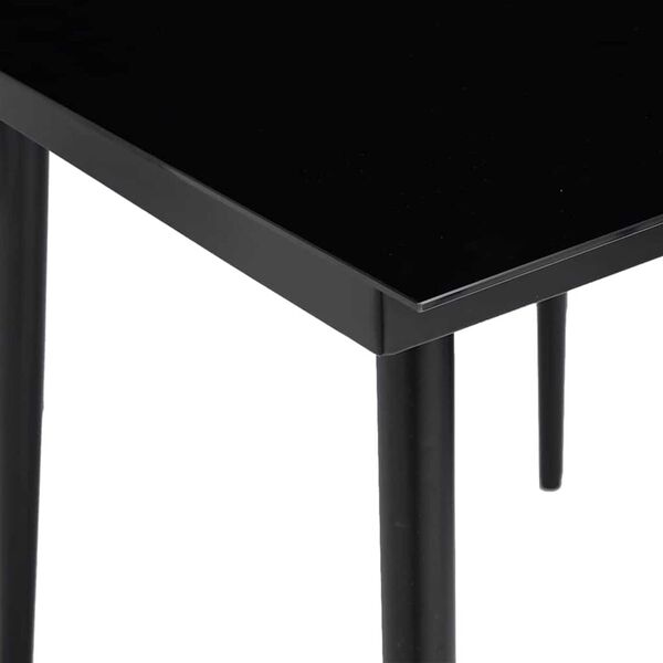 vidaXL Σετ τραπεζαρίας 5 pcs Ανοιχτό γκρι Πολυ ράταν