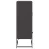 vidaXL Ντουλάπι Μαύρο 68x39x111,5 εκ. από Χάλυβα