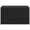 vidaXL Ντουλάπα Τοίχου Μαύρη δρυς 60 x 36.5 x 35 cm Επεξεργασμένο ξύλο