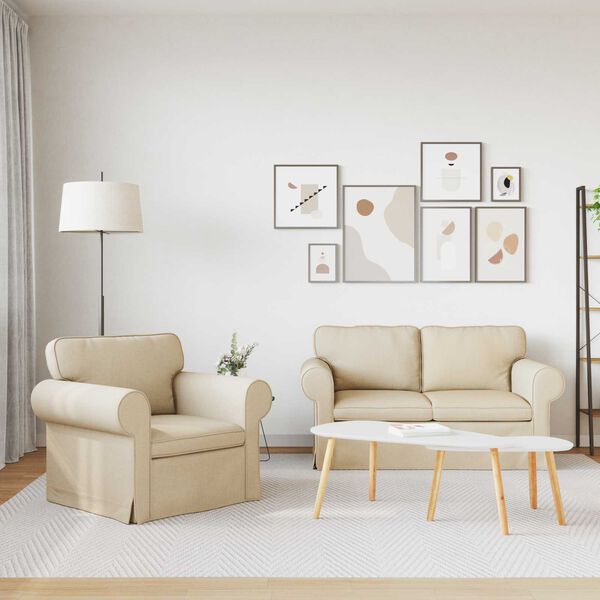 vidaXL &Kappa;&alpha;&nu;&alpha;&pi;έ&sigmaf; 2 pcs &Kappa;&rho;&epsilon;&mu; 155 x 82 x 80 &epsilon;&kappa; ύ&phi;&alpha;&sigma;&mu;&alpha;