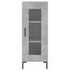 vidaXL Ντουλάπι Γκρι Σκυροδέματος 34,5x34x180 εκ. Επεξεργασμένο Ξύλο