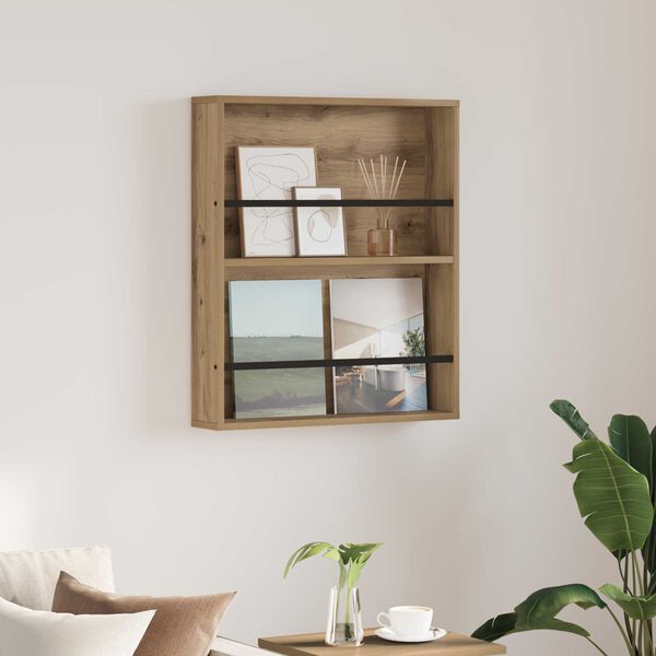 vidaXL &Rho;ά&phi;&iota; &Pi;&epsilon;&rho;&iota;&omicron;&delta;&iota;&kappa;ώ&nu; Artisan Oak 60 x 12 x 70 &epsilon;&kappa; &Epsilon;&pi;&epsilon;&xi;&epsilon;&rho;&gamma;&alpha;&sigma;&mu;έ&nu;&omicron; &xi;ύ&lambda;&omicron;