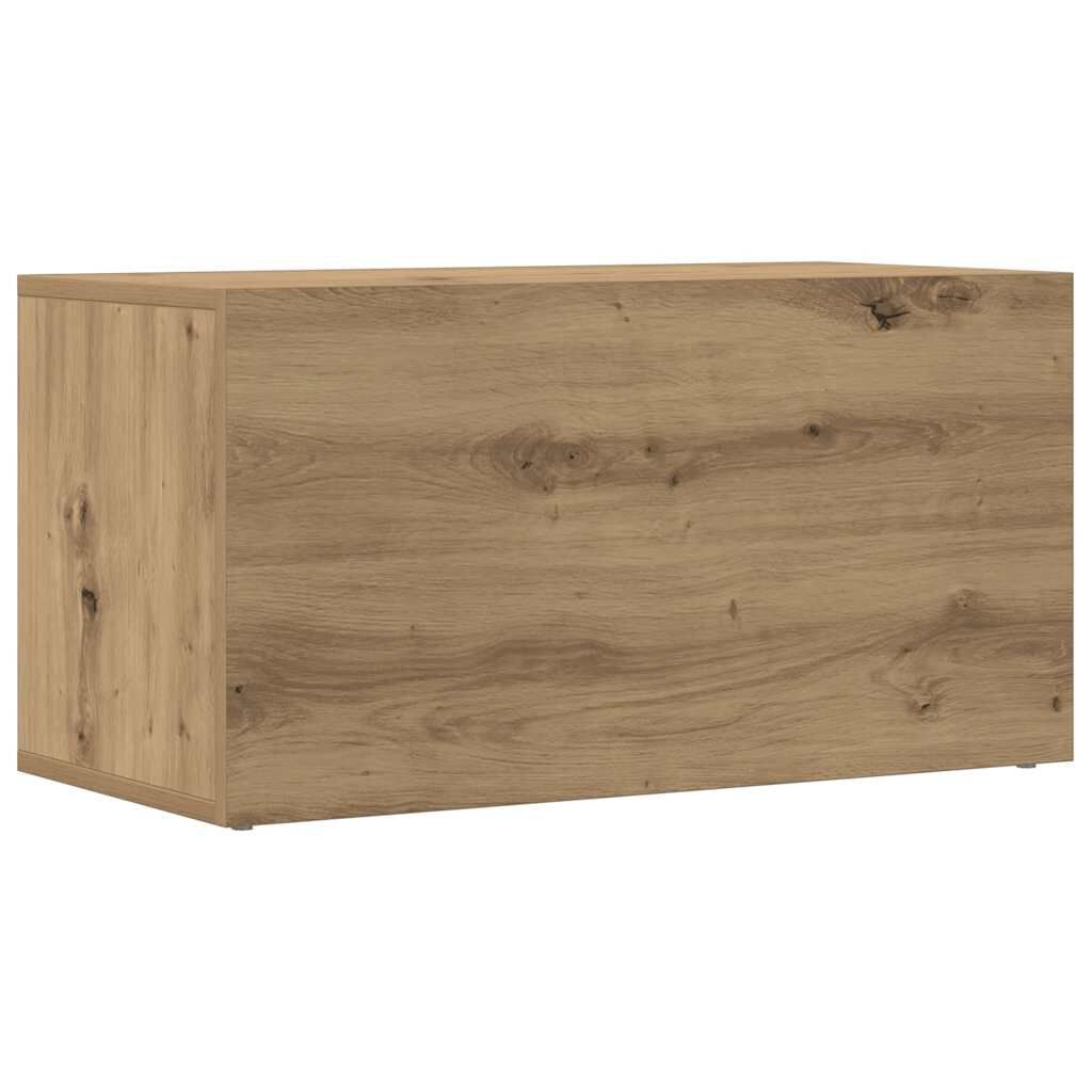 vidaXL LP Κουτί Αποθήκευσης Αρτισιανή Δρυς 69,5x34x36 εκ. Επεξ.Ξύλο