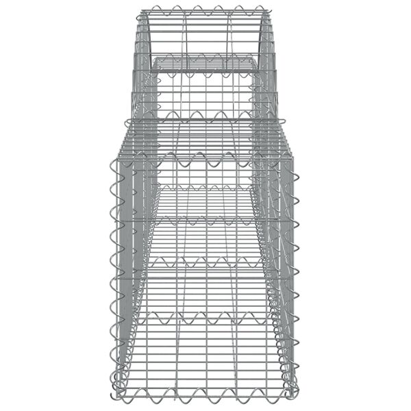 vidaXL Συρματοκιβώτια Τοξωτά 25 τεμ. 200x30x40/60 εκ. Γαλβαν. Ατσάλι