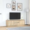 vidaXL Έπιπλο Τηλεόρασης με LED Sonoma Δρυς 160,5x41x50 εκ.
