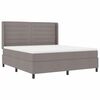 vidaXL &Kappa;&rho;&epsilon;&beta;ά&tau;&iota; &mu;&epsilon; &epsilon;&lambda;&alpha;&tau;ή&rho;&iota;&alpha; &mu;&epsilon; &sigma;&tau;&rho;ώ&mu;&alpha; Taupe 180 x 200 cm ύ&phi;&alpha;&sigma;&mu;&alpha;