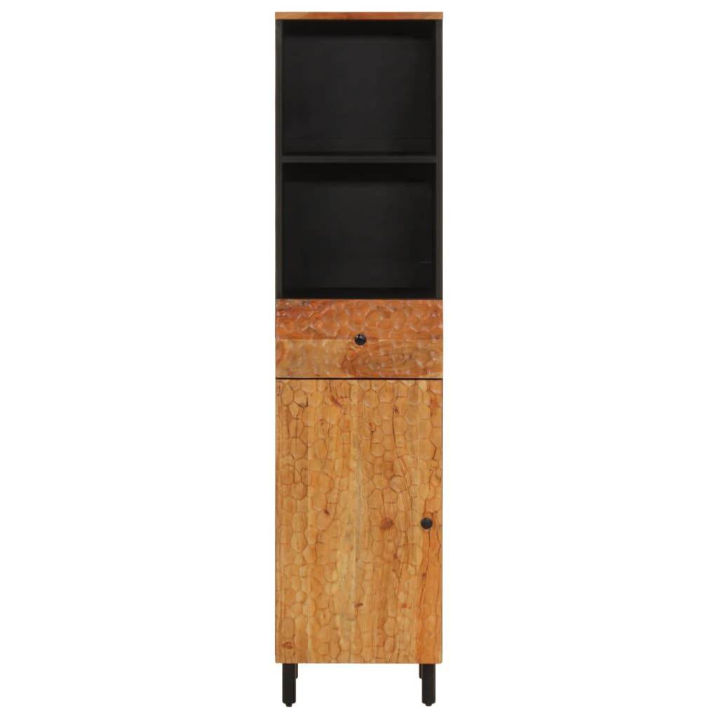 vidaXL Ντουλάπι Μπάνιου 38 x 33 x 160 εκ. από Μασίφ Ξύλο Ακακίας