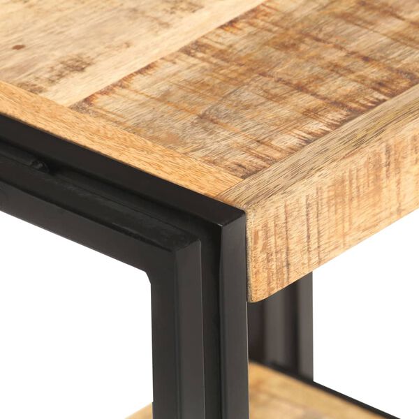 vidaXL Τραπεζάκι Βοηθητικό 40 x 30 x 40 εκ. Ακατέργαστο Ξύλο Μάνγκο