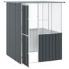vidaXL Κλουβί Πουλιών με αποθήκευση Ανθρακί 154 x 154 x 200 εκ.