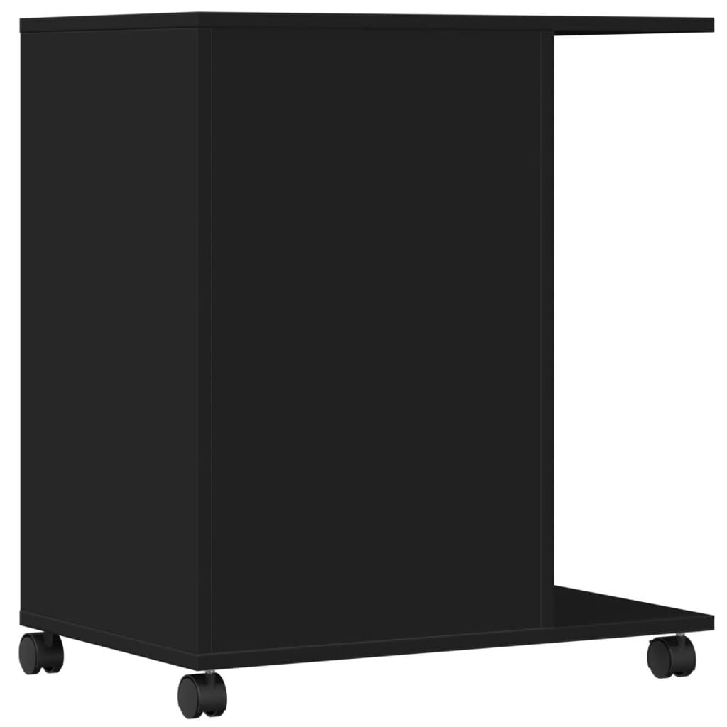 vidaXL Βάση Εκτυπωτή με Ρόδες Μαύρο 60x40x68,5 εκ.