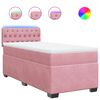 vidaXL &Kappa;&rho;&epsilon;&beta;ά&tau;&iota; Boxspring &mu;&epsilon; &Sigma;&tau;&rho;ώ&mu;&alpha; &Rho;&omicron;&zeta; 100x200 &epsilon;&kappa;. &Beta;&epsilon;&lambda;&omicron;ύ&delta;&iota;&nu;&omicron;