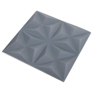 vidaXL &Pi;ά&nu;&epsilon;&lambda; &tau;&omicron;ί&chi;&omicron;&upsilon; 48 pcs &Omicron;&rho;&iota;&gamma;&kappa;ά&mu;&iota; &Gamma;&kappa;&rho;&iota; 50 x 50 cm &Phi;&epsilon;&lambda;&iota;&zeta;ό&lambda; XPS