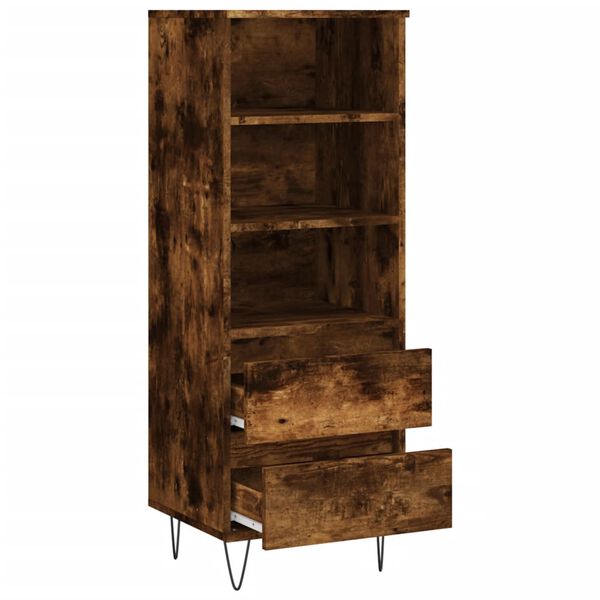 vidaXL Ντουλάπι Καπνιστή Δρυς 40x36x110 εκ. από Επεξεργασμένο Ξύλο