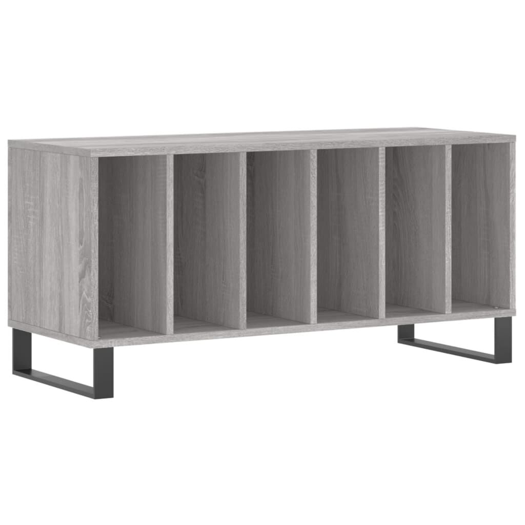 vidaXL Έπιπλο Δίσκων Γκρι Sonoma 100x38x48 εκ. από Επεξεργασμένο Ξύλο