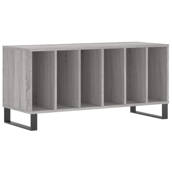 vidaXL Έπιπλο Δίσκων Γκρι Sonoma 100x38x48 εκ. από Επεξεργασμένο Ξύλο