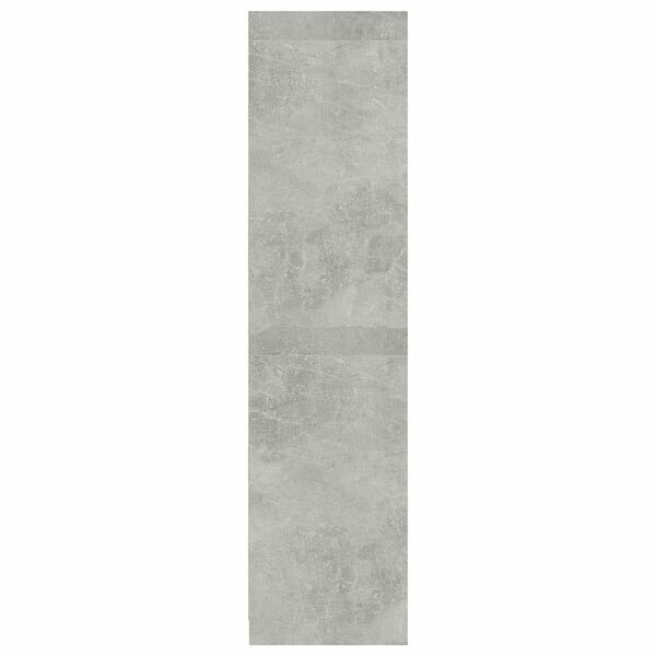 vidaXL Ντουλάπα Γκρι του Σκυροδέματος 100 x 50 x 200 εκ. Επεξ. Ξύλο