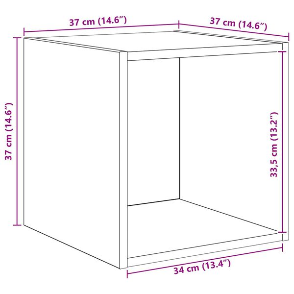 vidaXL 2 pcs Παλιό ξύλο 37 x 37 x 142.5 εκ Επεξεργασμένο ξύλο