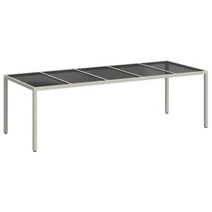 vidaXL &Tau;&rho;&alpha;&pi;έ&zeta;&iota; &Kappa;ή&pi;&omicron;&upsilon; &Lambda;&epsilon;&upsilon;&kappa;ό 250x100x75 &epsilon;&kappa;. &Sigma;&upsilon;&nu;&theta;&epsilon;&tau;. &Rho;&alpha;&tau;ά&nu;/&Psi;&eta;&mu;έ&nu;&omicron; &Gamma;&upsilon;&alpha;&lambda;ί