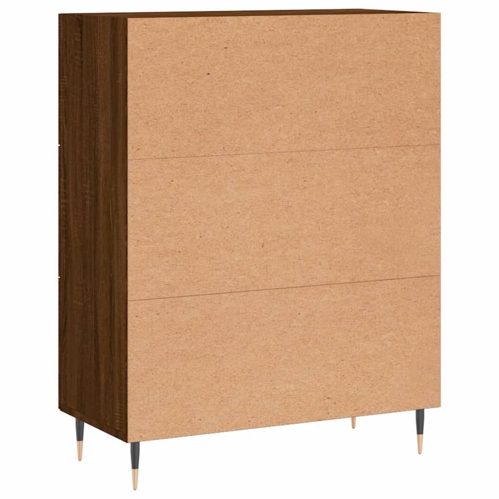 vidaXL Ντουλάπι Καφέ Δρυς 69,5 x 34 x 90 εκ. Επεξεργασμένο Ξύλο