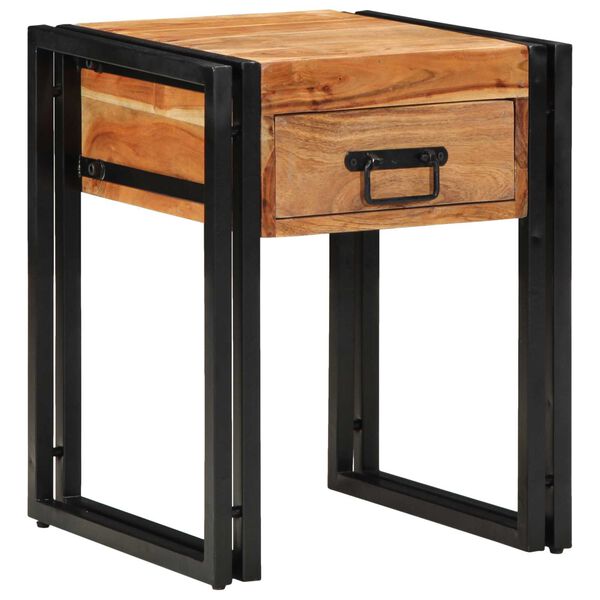 vidaXL Τραπέζι Ξύλινο 40x40x50 εκ. Μασίφ Ακακία