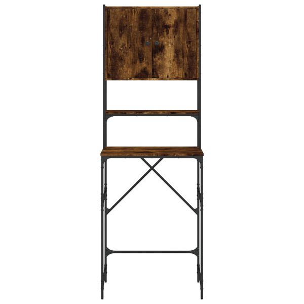 vidaXL Ντουλάπι Πλυντηρίου Καπνιστή Δρυς 68x48,5x194 εκ.