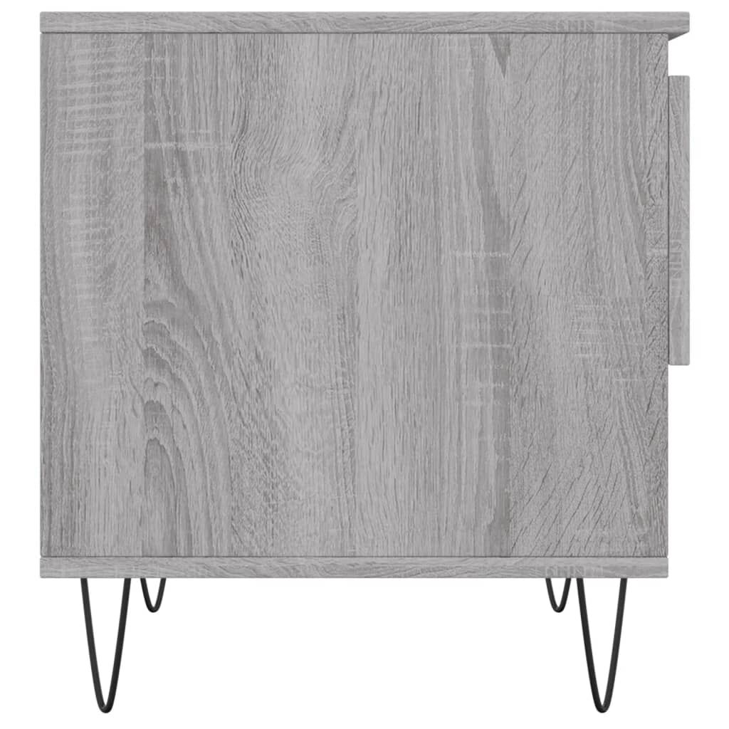 vidaXL Τραπεζάκι Σαλονιού Γκρι Sonoma 50x46x50 εκ. Επεξεργασμένο Ξύλο