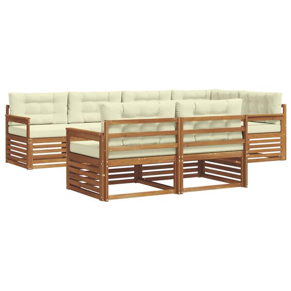 vidaXL &Sigma;&epsilon;&iota;&rho;ά &Kappa;&alpha;&nu;&alpha;&pi;έ &Epsilon;&xi;&omega;&tau;&epsilon;&rho;&iota;&kappa;&omicron;ύ &mu;&epsilon; &mu;&alpha;&xi;&iota;&lambda;ά&rho;&iota; 7 pcs &Phi;&upsilon;&sigma;&iota;&kappa;ό &kappa;&alpha;&iota; &Kappa;&rho;έ&mu;&alpha;