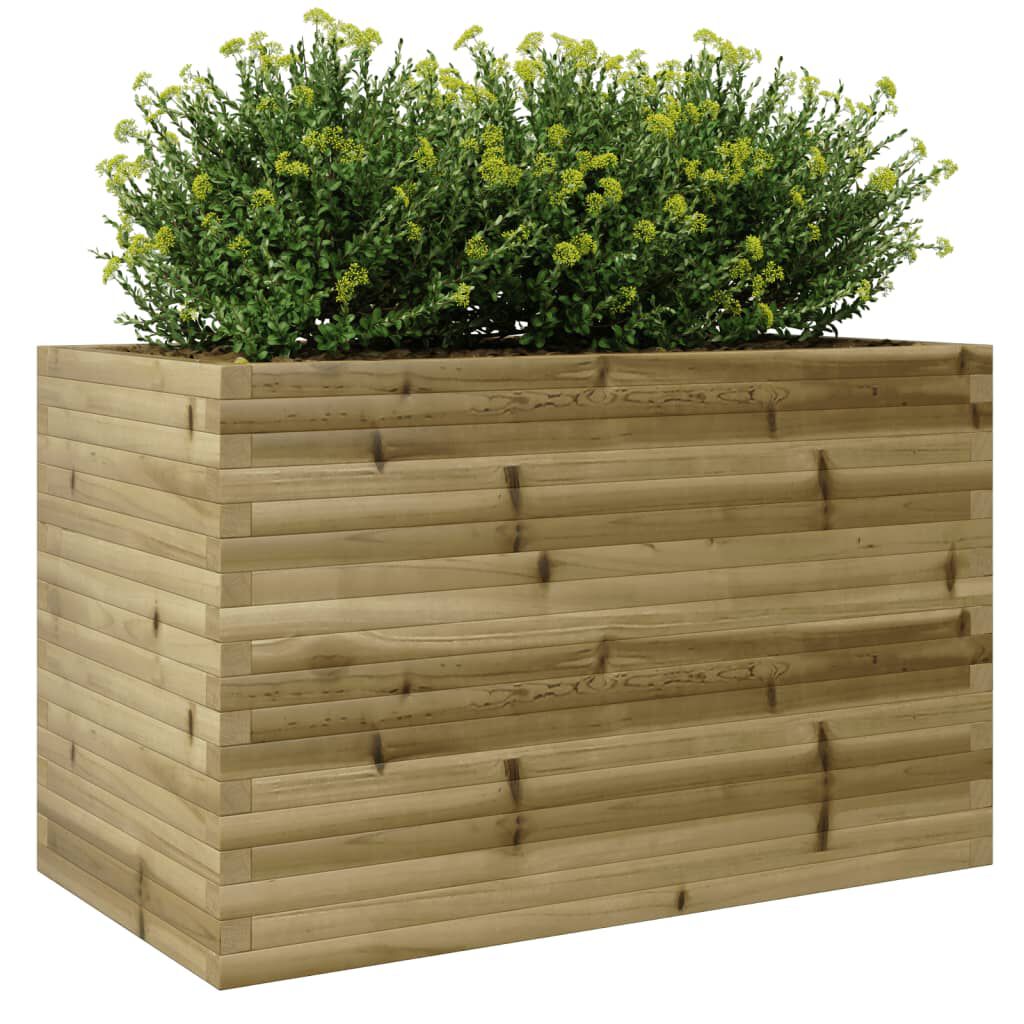 vidaXL Ζαρντινιέρα Κήπου 110x60x68,5 εκ. από Εμποτισμένο Ξύλο Πεύκου
