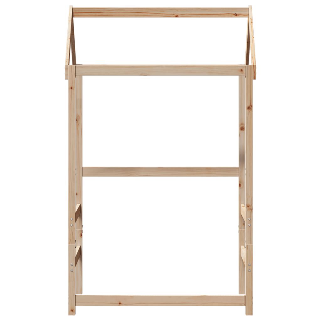 vidaXL Οροφή Κρεβατιού Παιδική 98x70x176,5 εκ. Μασίφ Ξύλο Πεύκου